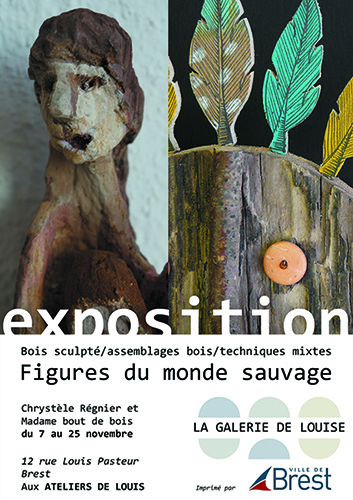 Affiche de l'exposition Figures du monde sauvage