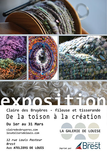Affiche de l'exposition De la toison à la création