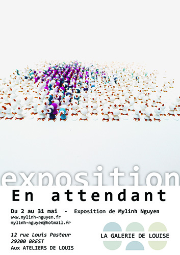 Affiche de l'exposition En attendant