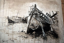 Exposition collective de noël par Le mouton à 2 têtes - Brest la Blanche - Hyane 2